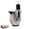 Service Caster 5'' Nylon Swivel 1-3/4'' Expanding Stem Caster with Brake SCC-EX20S514-NYS-PLB-134 - alternate 4